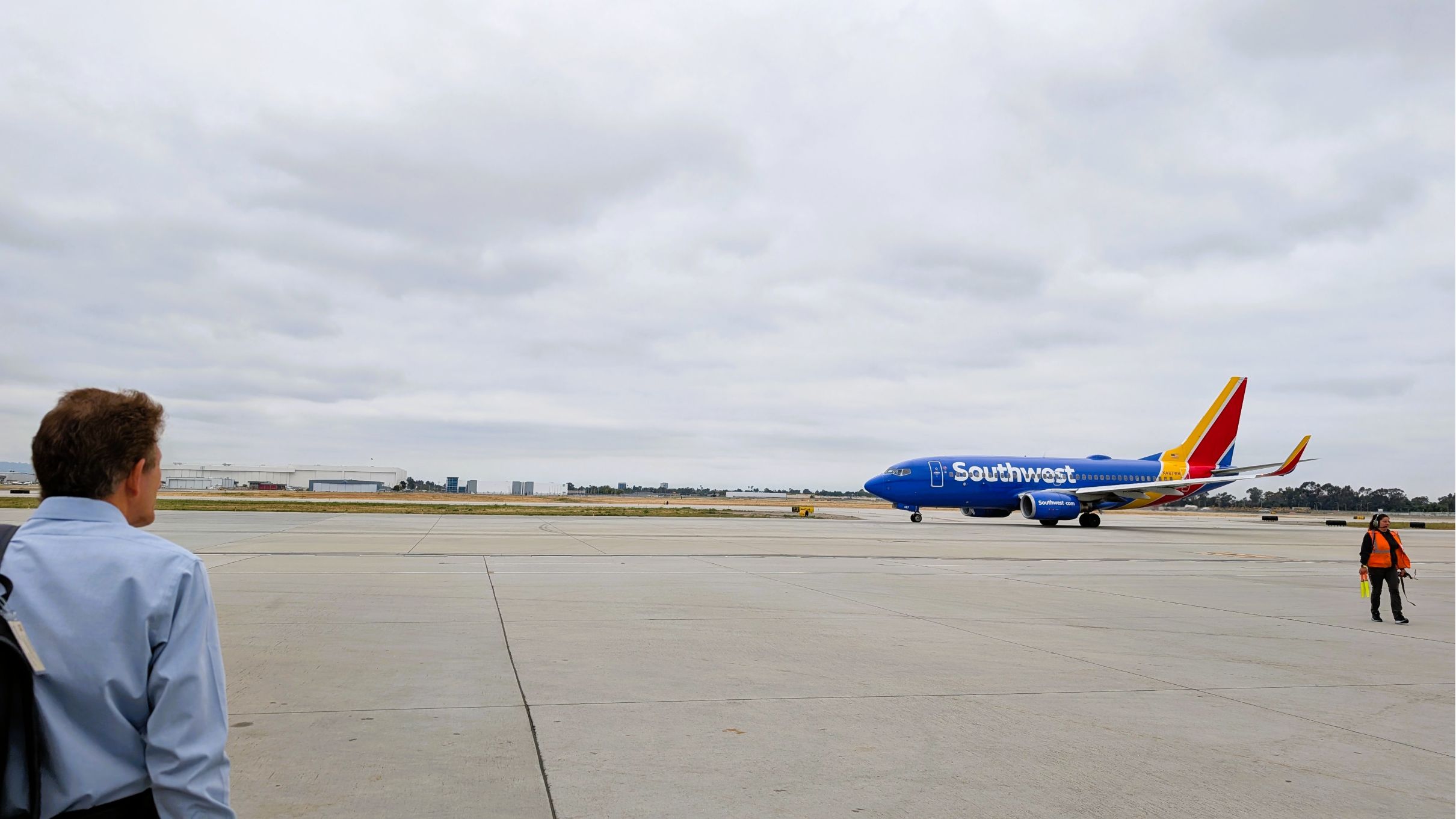 Long Beach Airport LGB Southwest plane on tarmac