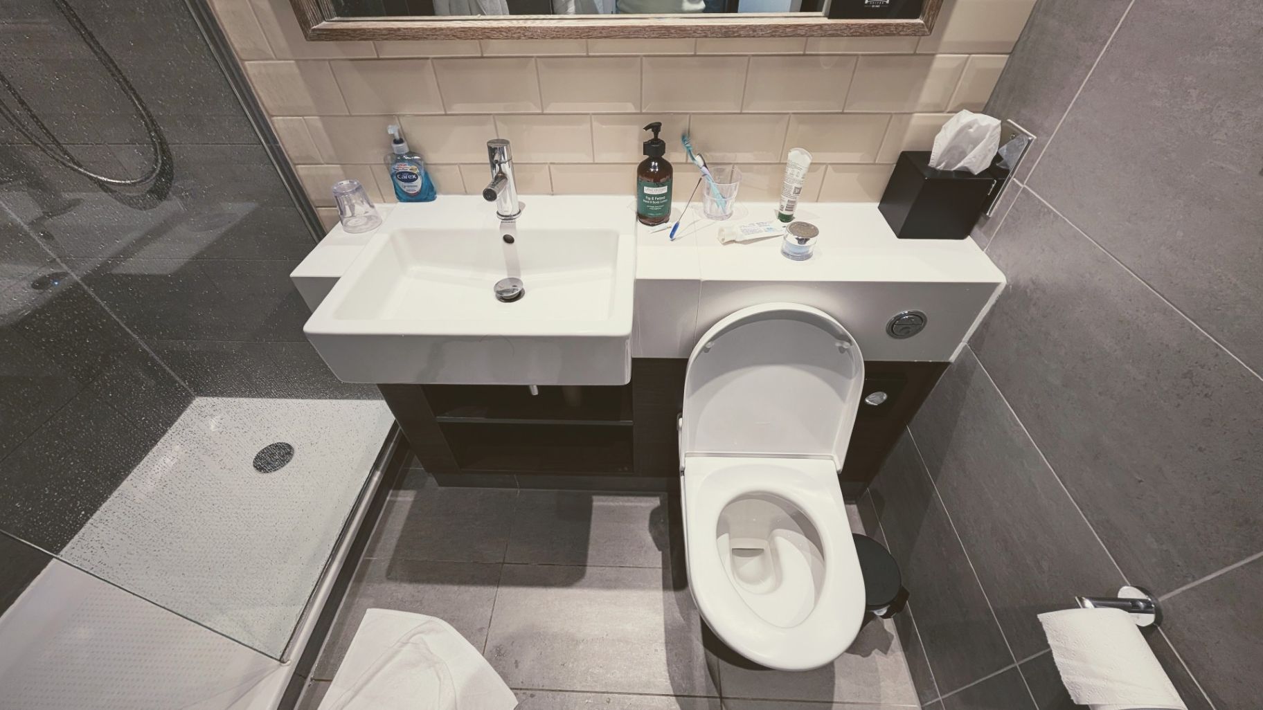 Toilet and sink in the King Suite at IHG Staybridge Hotel in Central London Vauxhall